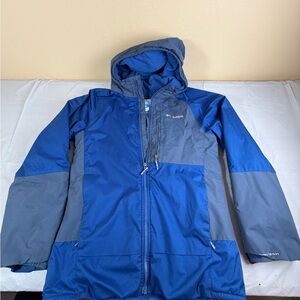 Youth Large Columbia Blue and Gray Jacket